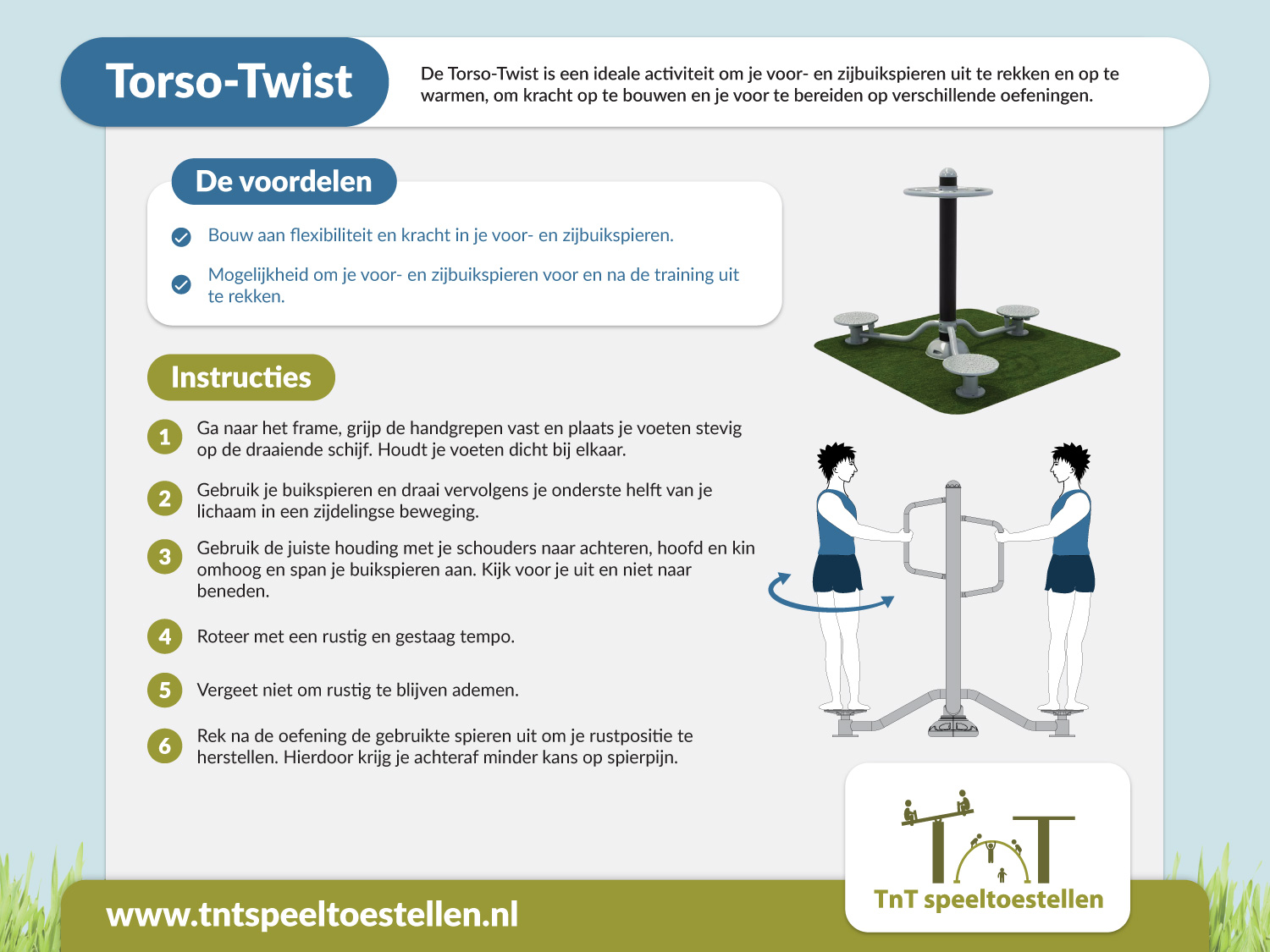 Fitness instructiebord