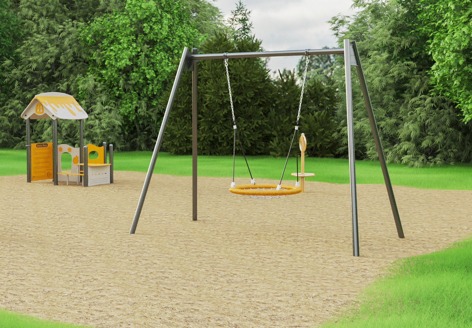 TnT Speeltoestellen | Schommels | Dikkenberg Trekkerveld