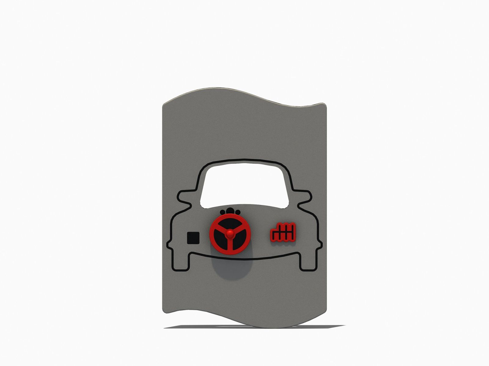 Spel paneel stuur-auto