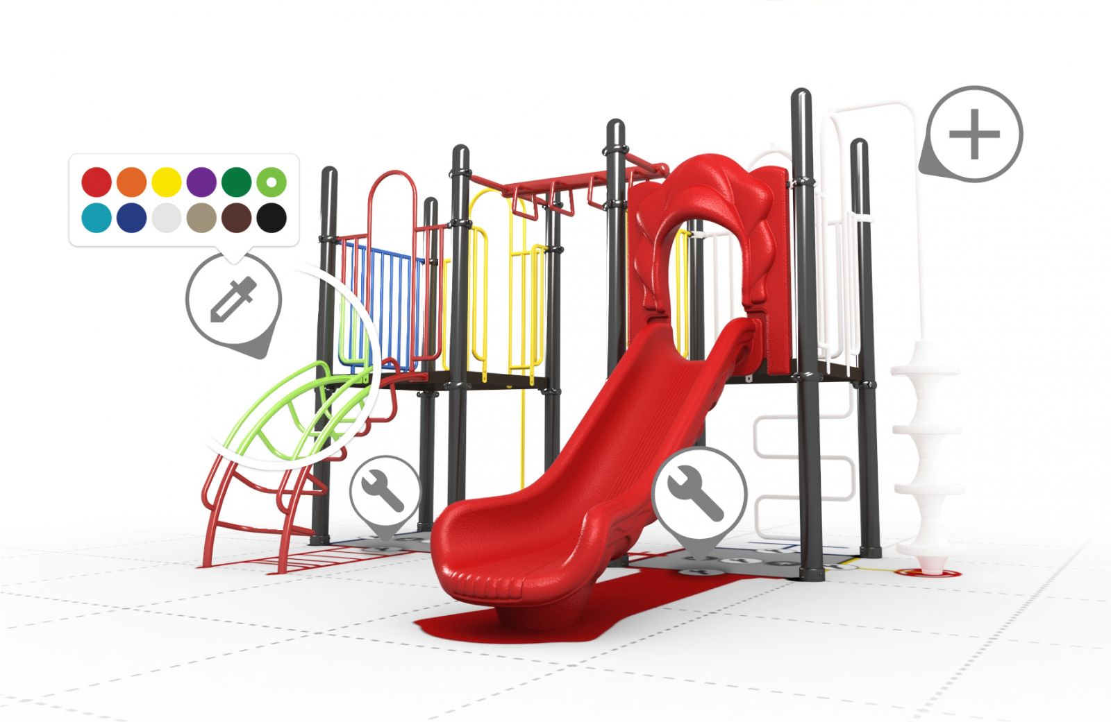 Kleuren kiezen voor jouw speeltoestel