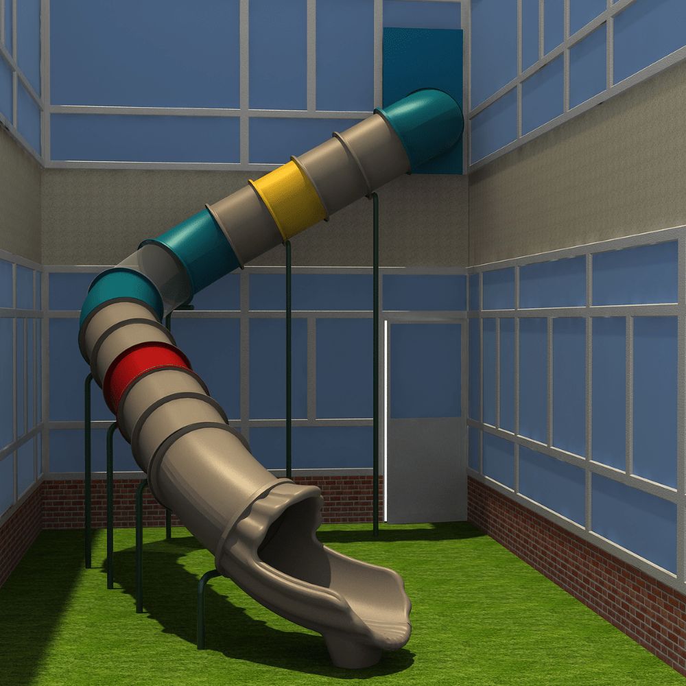 Unieke glijbaan Inova basisonderwijs Hoek van Holland