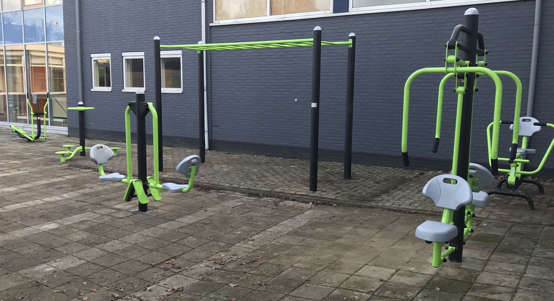 Outdoor fitness bij Het Kwadrant in Bergen op Zoom