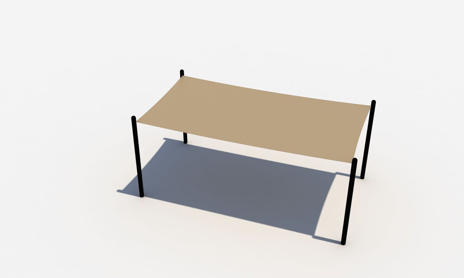 schaduwdoek rechthoek 5×3 meter