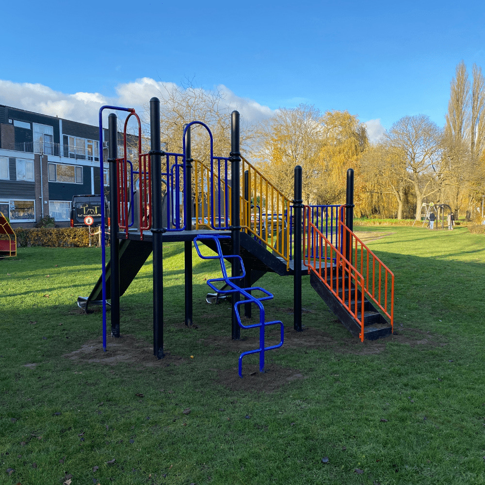 Speel- en sporttoestellen in Oostrikpark in Deventer