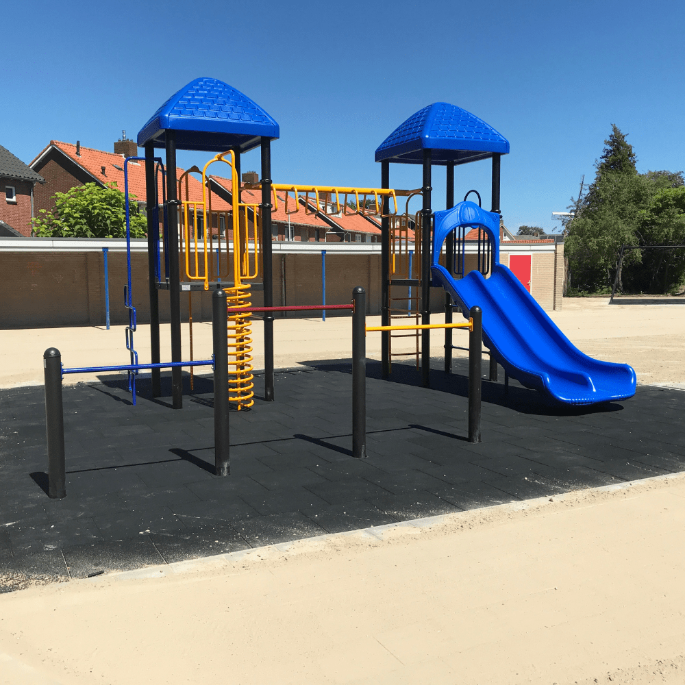 Een kanjer van een schoolplein voor kanjerschool Paus Joannes in Haaksbergen.