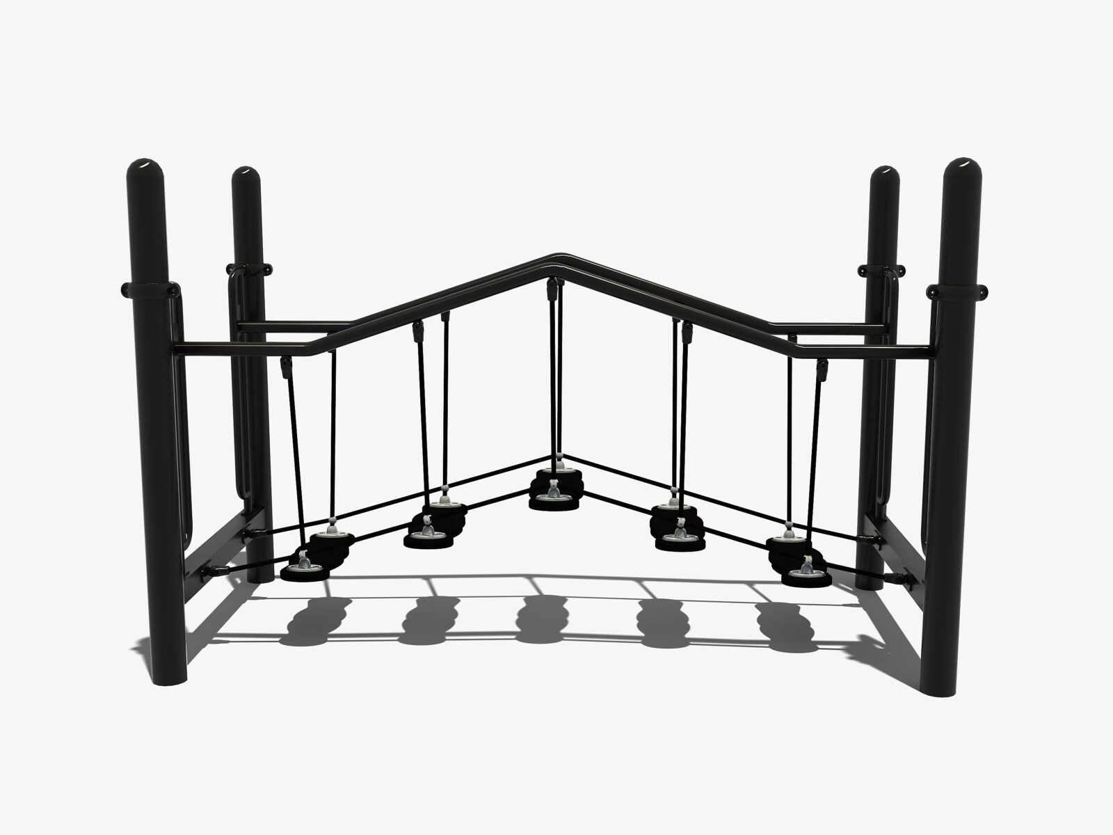 Balanceertoestel schuine brug