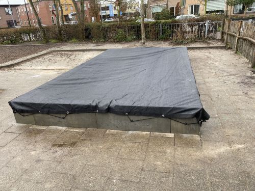 Zandbak betonelementen 4,7×2,7 mtr