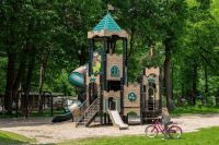 speelkasteel bij Recreatiepark Beringerzand in Panningen
