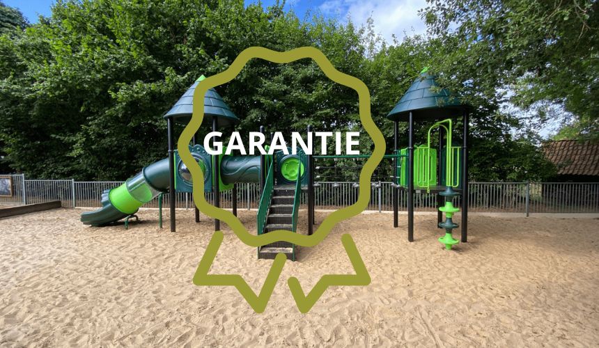 Garantie op professionele speeltoestellen voor de openbare ruimte
