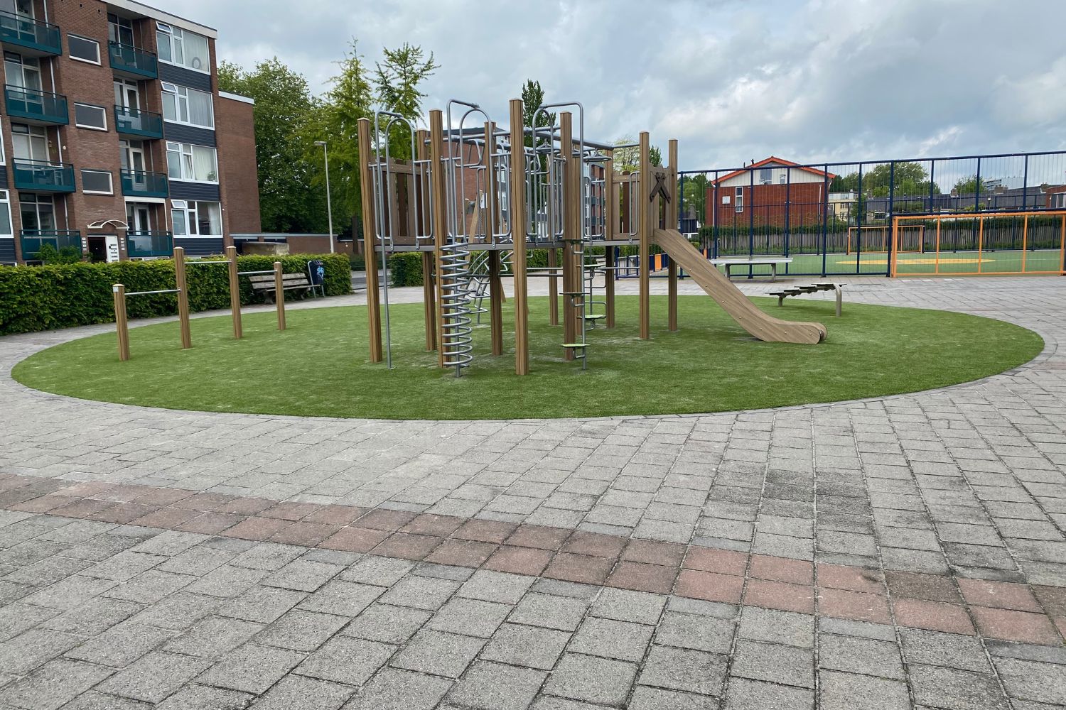 Natuurlijke speeltuin – gaat op in de omgeving, vergt weinig onderhoud