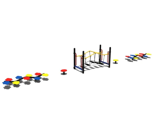 Brug met bladerbalken